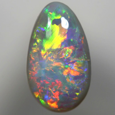 SOLID SEMI BLACK OPAL Rolling flashes in a 3 dimensional pattern